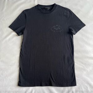 Prada Charcoal Men's Short Sleeve Tee